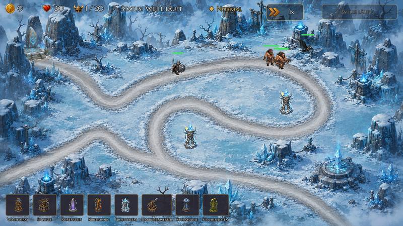 Bildschirmfoto: Niflheim · Frosttotem im Eis